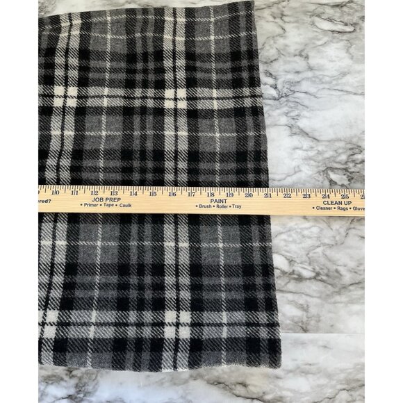 LL Bean Wool Plaid Skirt 4 Petite Favorite Fit Knee Length Preppy Dark Academia - Picture 10 of 10
